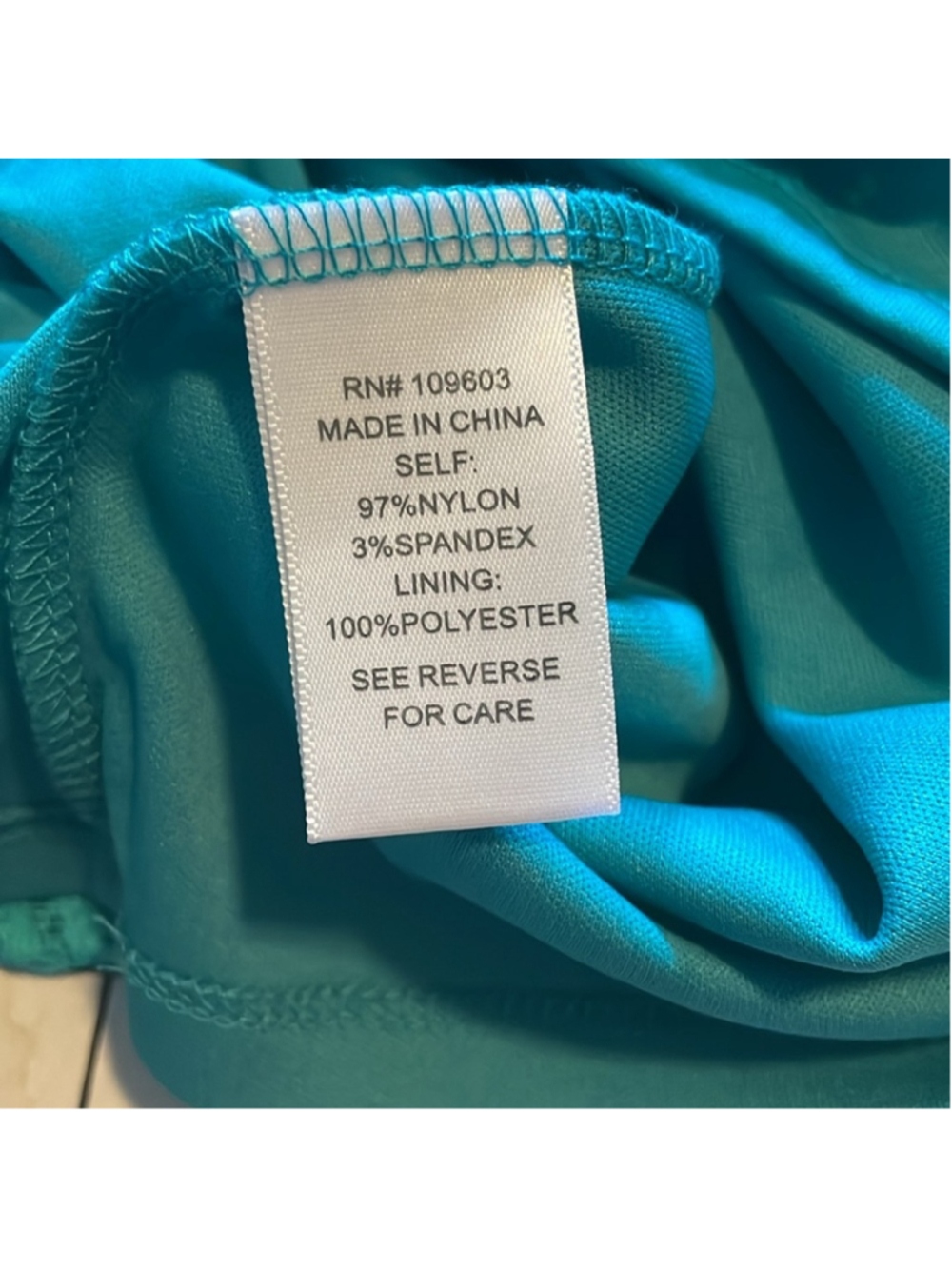 Rabbit Rabbit Designs Teal Turquoise Lace Dress - Picture 4 of 11